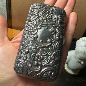 1902 British sterling silver coin purse